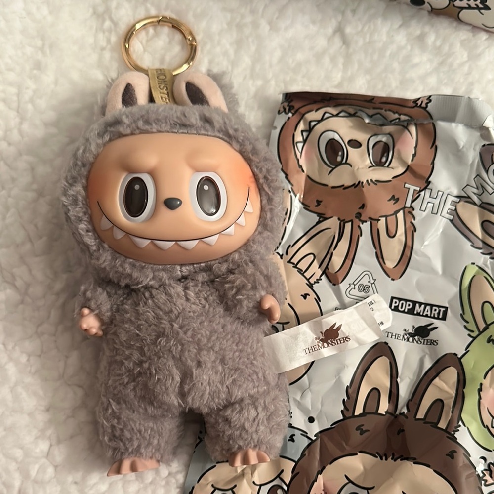 POP MART Gray Labubu Monster